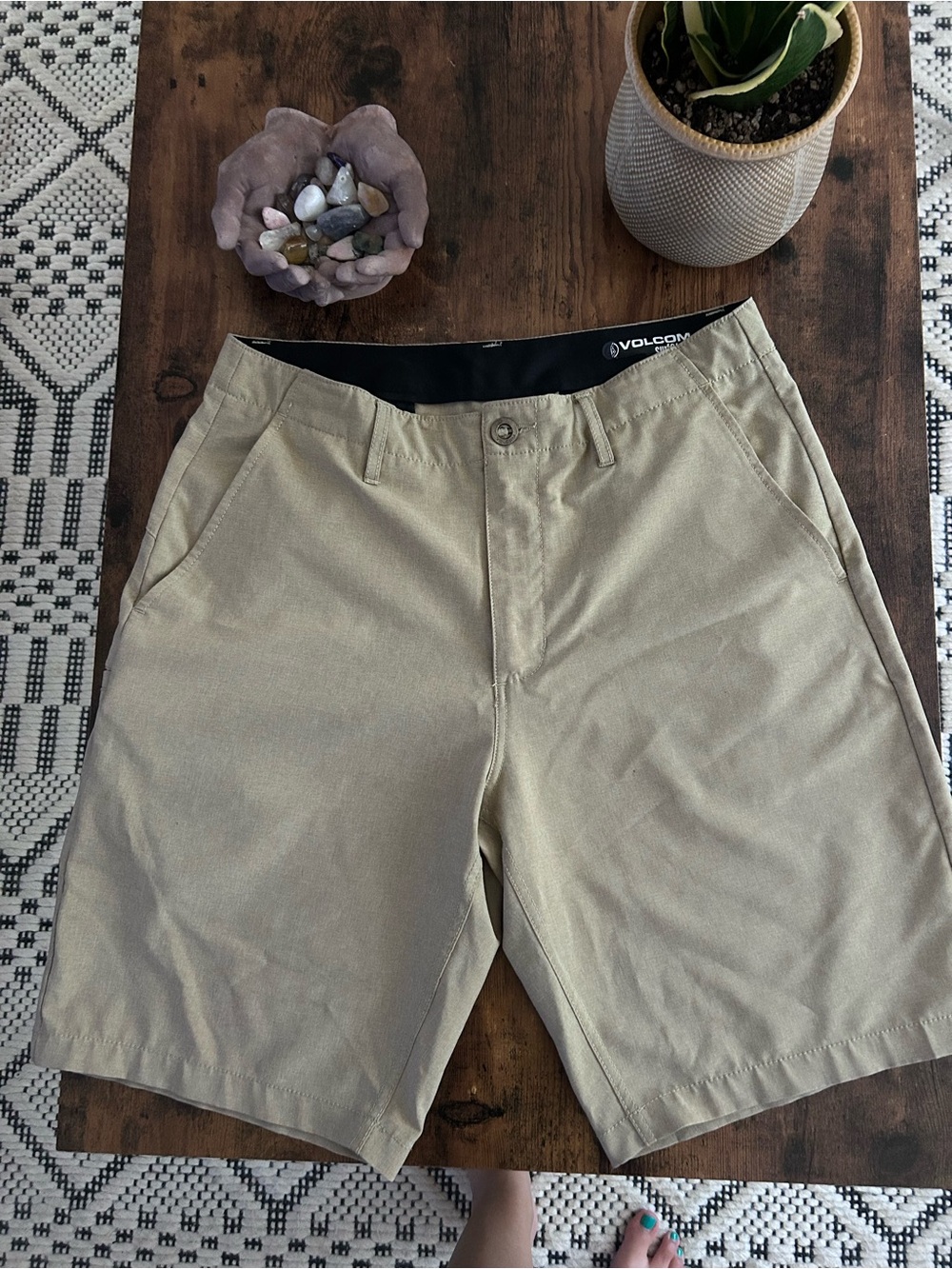 Volcom Men’s Khaki Casual Shorts